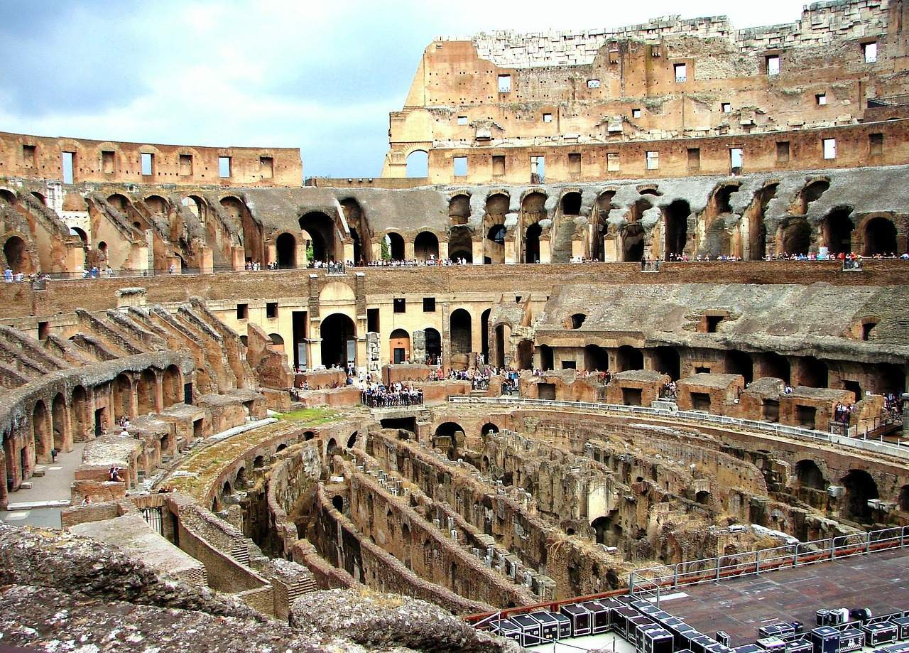 The Colosseum's Architectural Marvel (Image Credits: Pixabay)