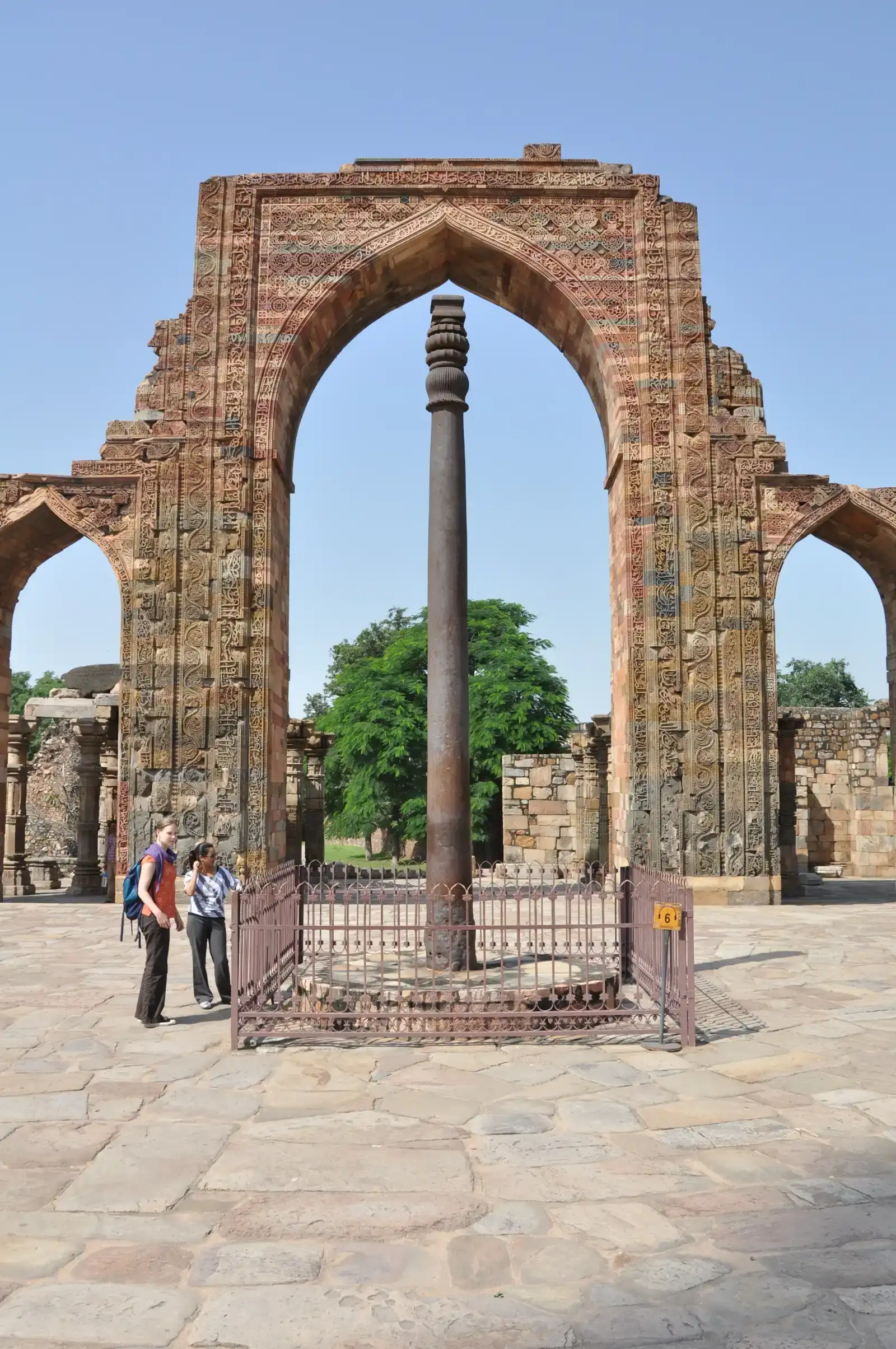 #12 - Delhi's Iron Pillar That Refuses to Rust (By Aiwok, CC BY-SA 3.0)