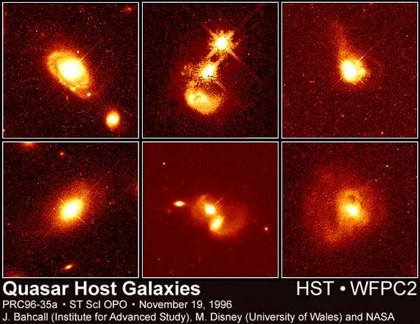 2. Quasars: Star‑Like Dots Hiding Monster Black Holes (A Survey of Quasar Host Galaxies, Public domain)