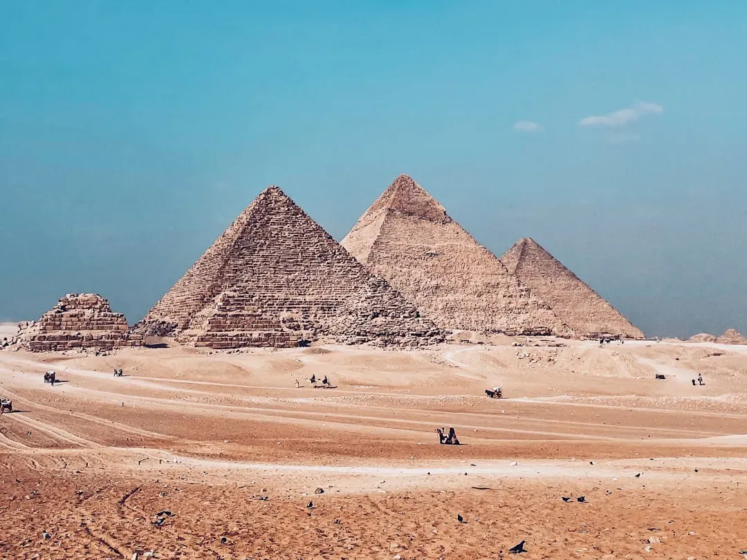 8. The Great Pyramids of Giza: Engineering Impossibility at Scale (Image Credits: Unsplash)