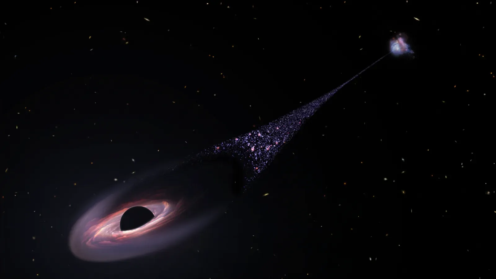 A Runaway Black Hole Is Tearing Through Space (Image Credits: Wikimedia)