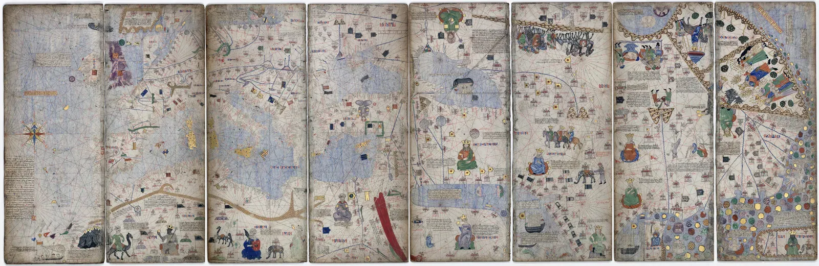 6. The Catalan Atlas and the Hint of Distant Atlantic Coasts (Bibliothèque Nationale de France, Public domain)