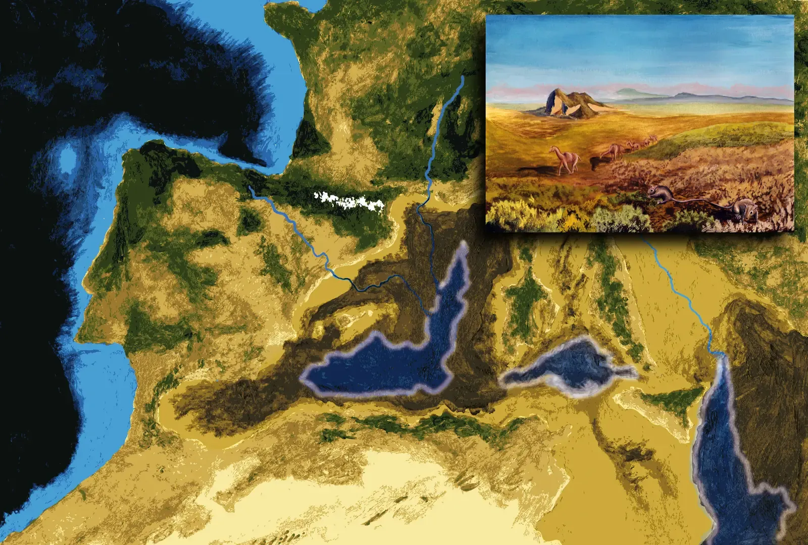 A Sea Floor That Turned Into a Deep, Hot, Desert Valley (By Paubahi, CC BY-SA 3.0)