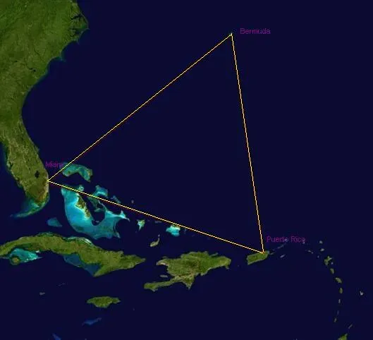 The Bermuda Triangle: Where Ships and Planes Vanish (Image Credits: Wikimedia)