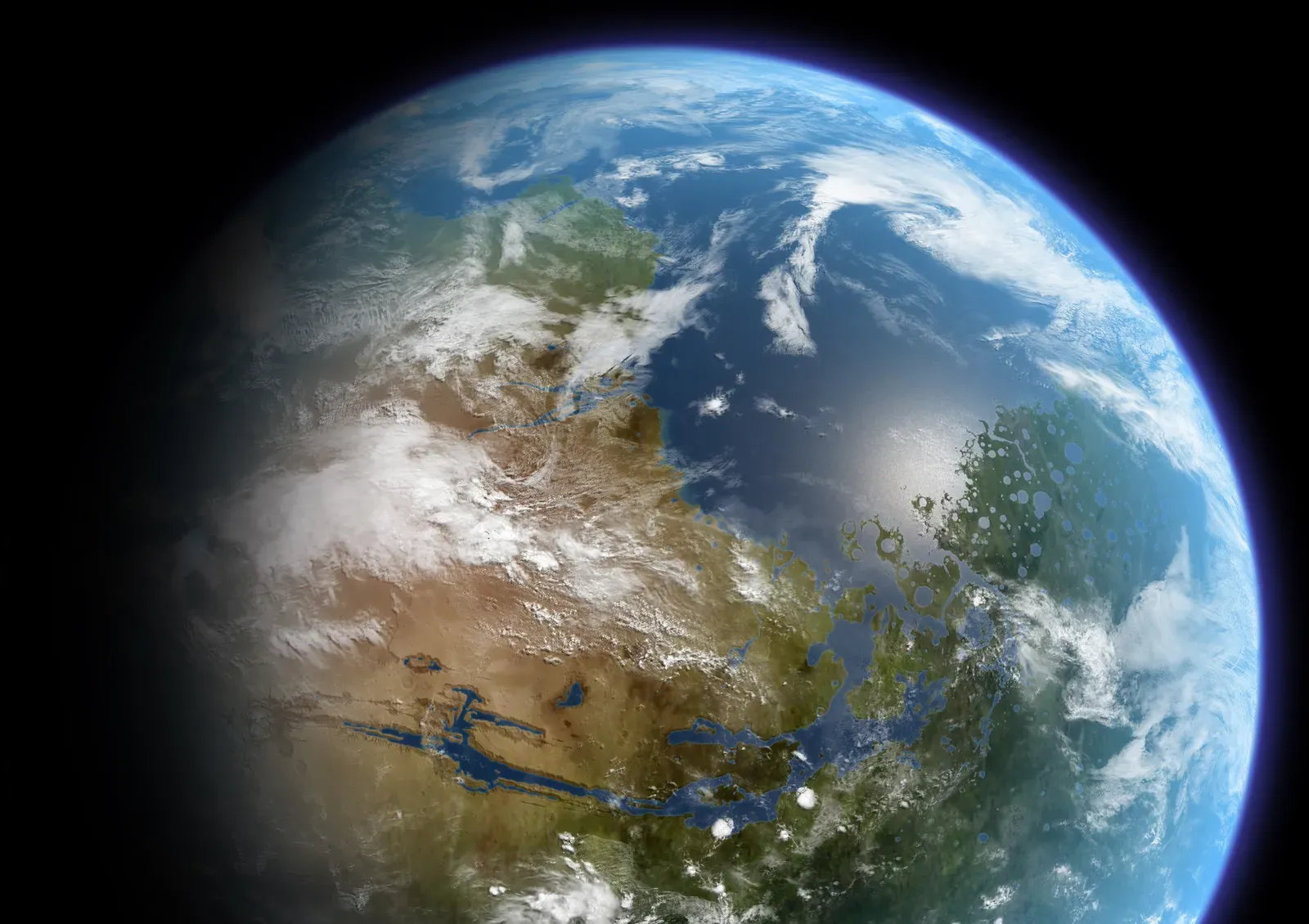The Dream vs. The Reality of Terraforming (Image Credits: Wikimedia)