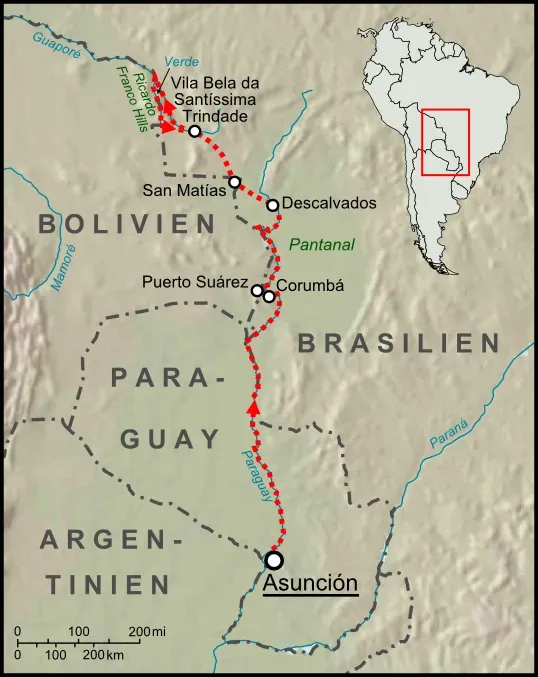 #1 - The Fabled City of Z: One Man's Discovery No One Can Recreate (own work, used:Image:South america fr.svg
Image:Southamerica blank.svg
Generic Mapping Tools, CC BY-SA 3.0)