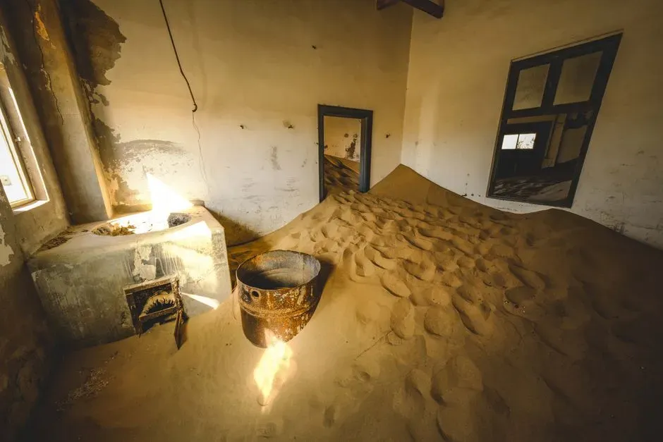#9 - Kolmanskop, Namibia: Dining Rooms Swallowed by Sand (Image Credits: Pexels)