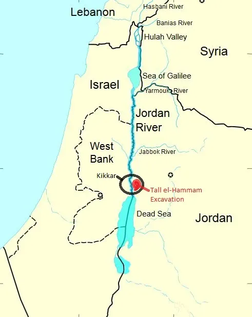 5. Tall el‑Hammam and the Hypothesized Cosmic Blast (By UN, Public domain)