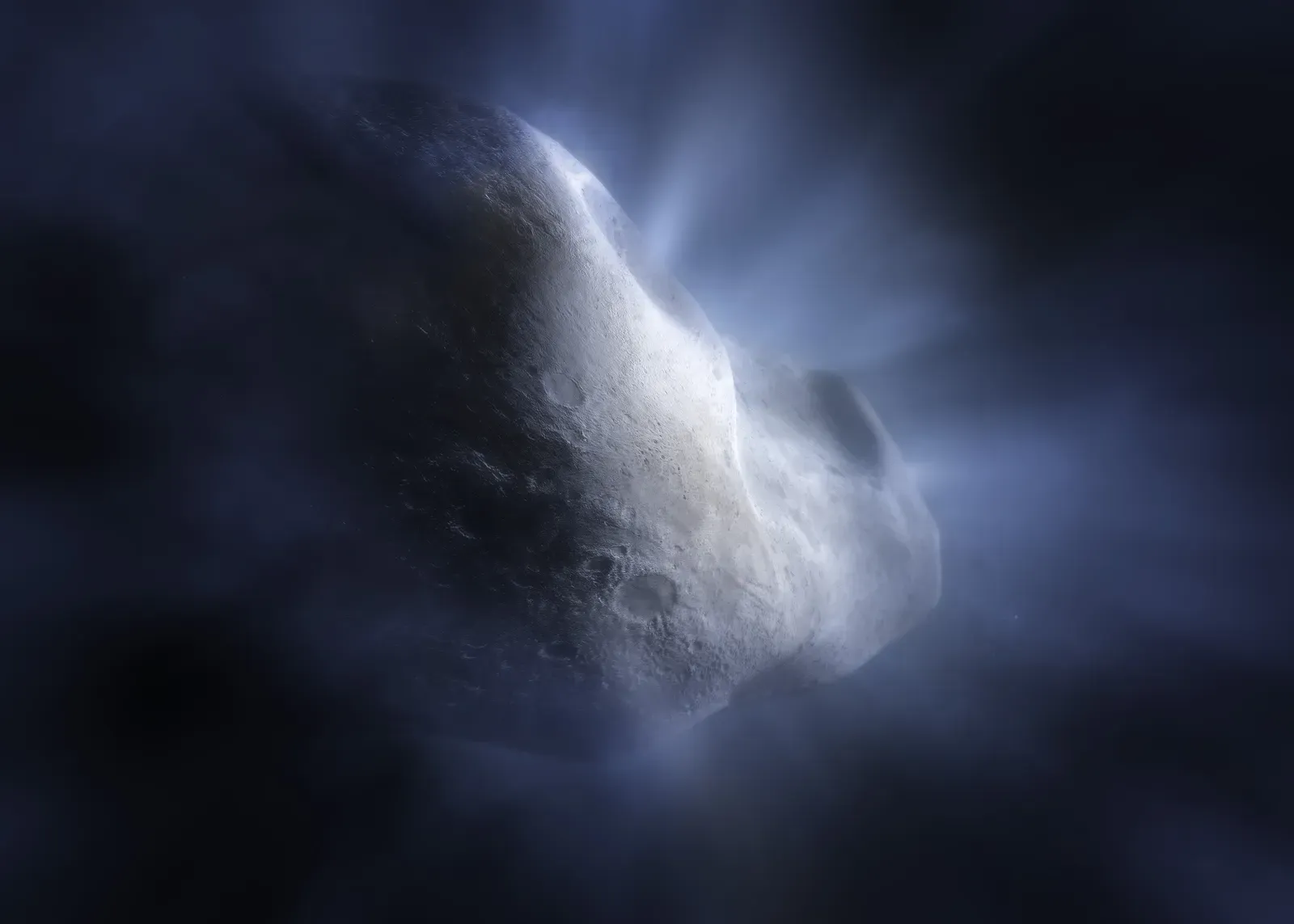 Did a Lost Twin Sculpt the Oort Cloud and Comet Storms? (Artist's Concept of Comet 238P/Read, Public domain)
