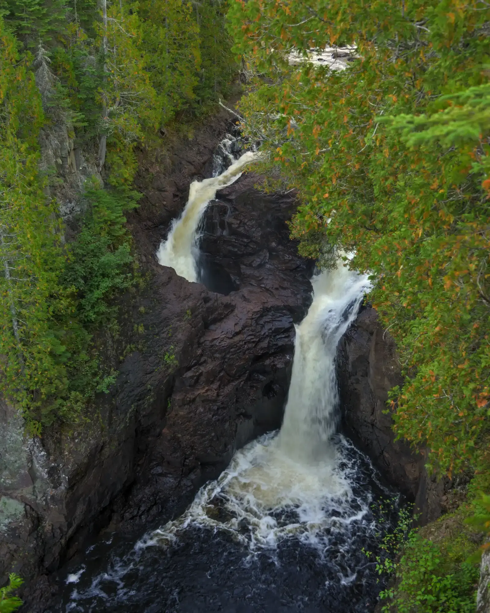 6. The Devil’s Kettle: A River That Vanishes into Rock (By August Schwerdfeger, CC BY 4.0)