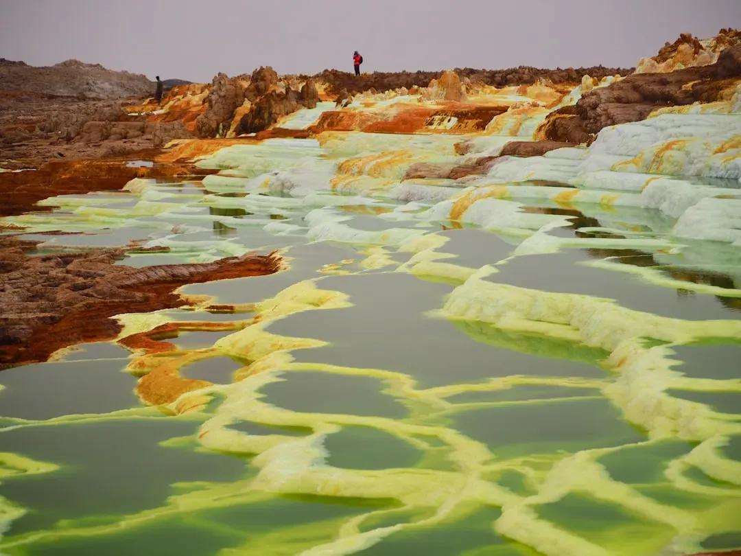 Danakil Depression, Ethiopia: Salt Crust on a Rift Tearing the Planet Apart (Image Credits: Unsplash)