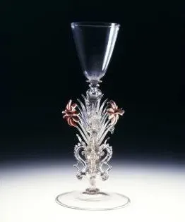#11 - Renaissance "Cristallo" Goblets Too Clear For Their Own Furnaces (By VAwebteam at English Wikipedia, CC BY-SA 3.0)