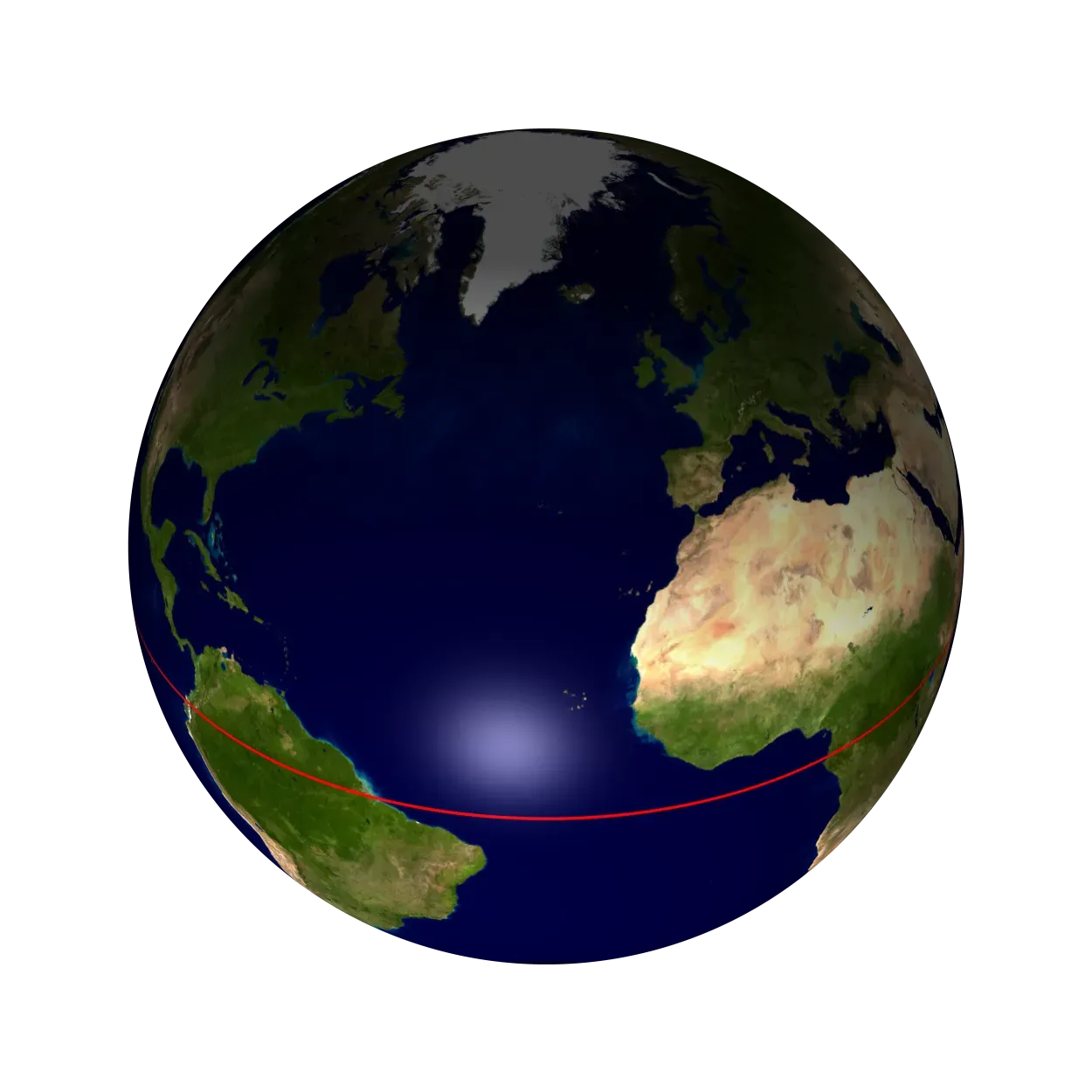 7. You weigh slightly less at the equator than at the poles (CC BY-SA 3.0)