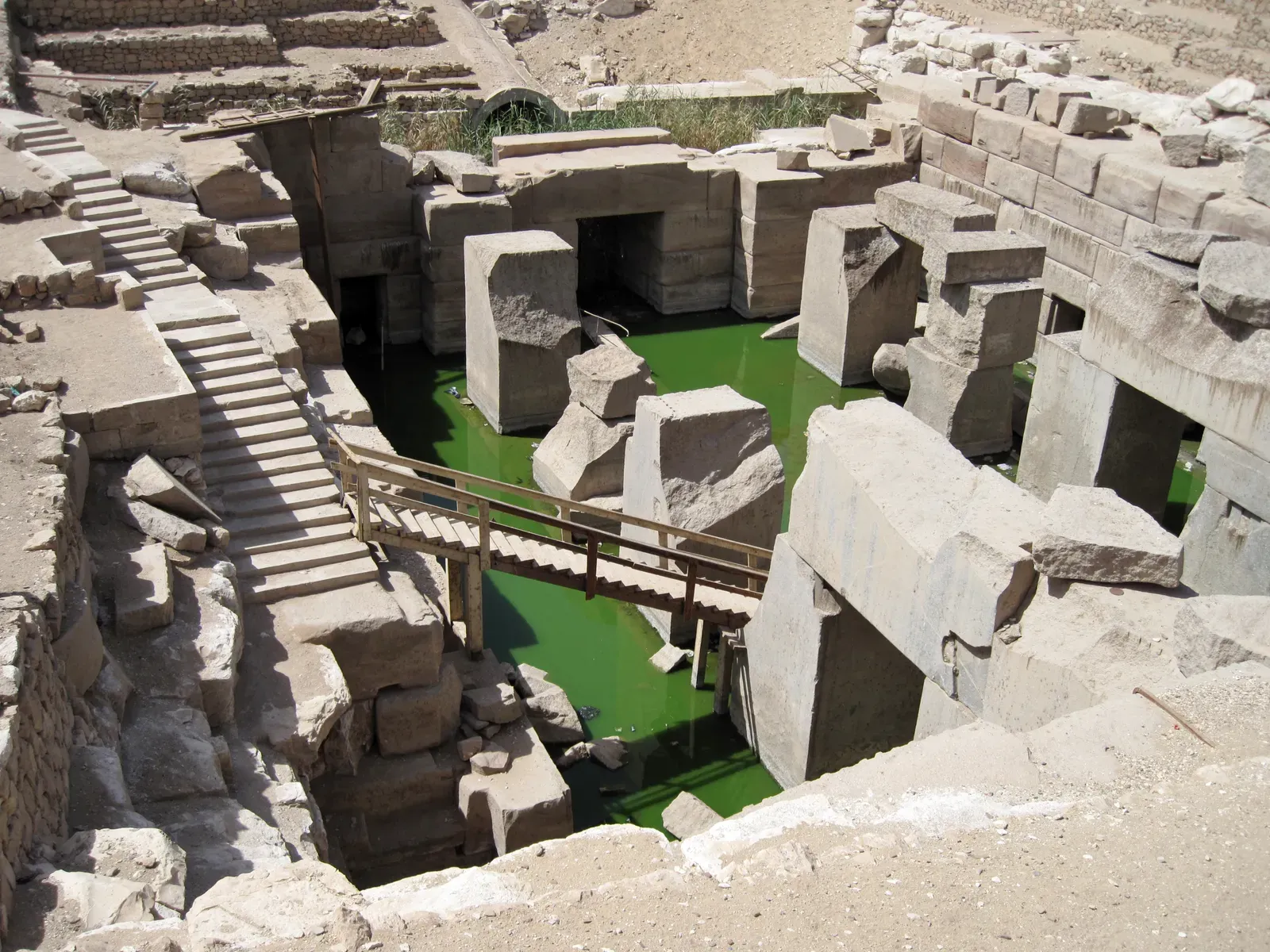 #11 - The Osireion's Sunken Chamber, Egypt, A Room That Shouldn't Still Be Dry (By Olaf Tausch, CC BY 3.0)