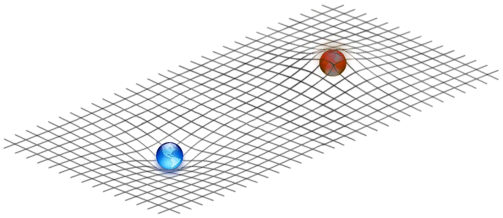 How Gravity Warps Spacetime: The Trampoline Picture (And Its Limits) (Image Credits: Wikimedia)