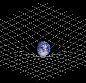 1. Relativity: Time and Space Are Not What You Think (Cropped from File:Spacetime curvature.png in commons, CC BY-SA 3.0)
