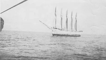 5. Carroll A. Deering: A Ghost Ship Off the Carolinas (Public domain)