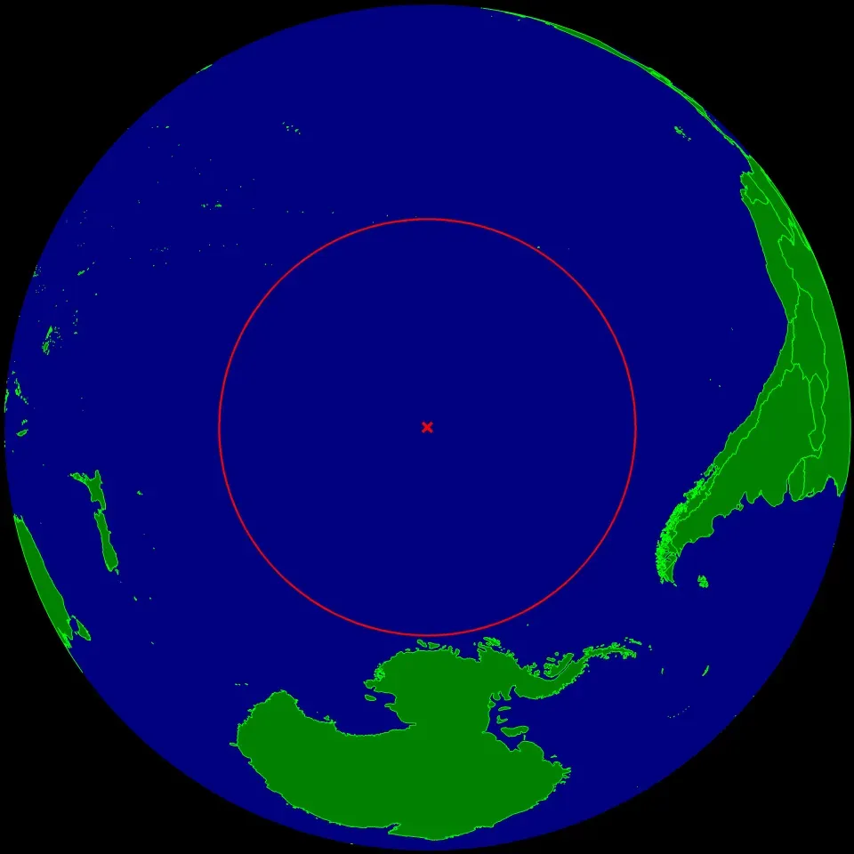 Point Nemo: Where Astronauts Are Your Closest Neighbors (Image Credits: Wikimedia)