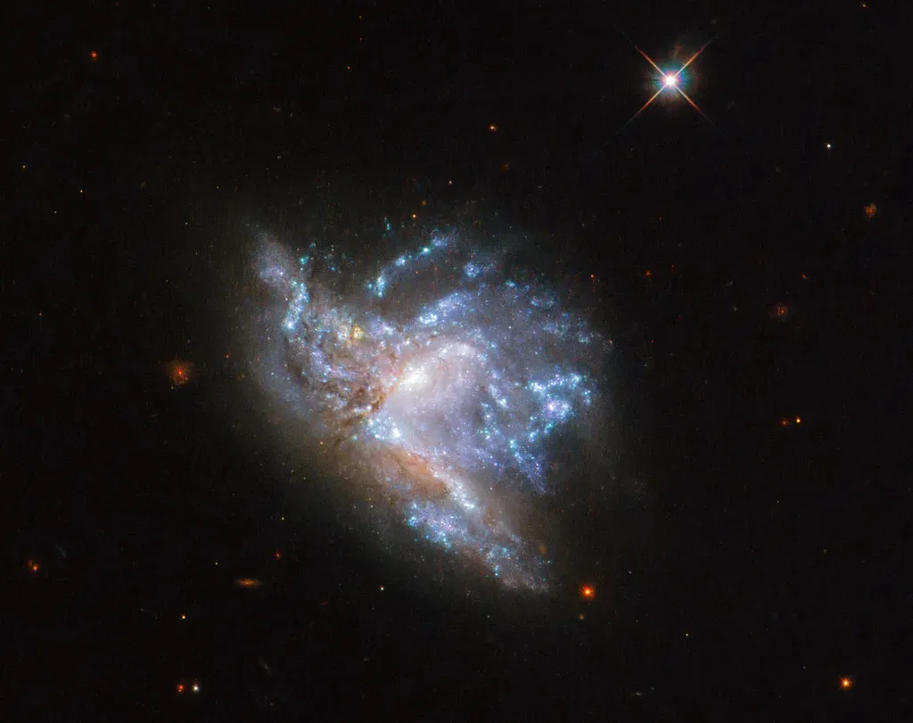 What a galactic collision actually destroys and creates (NASA Goddard Photo and Video, Flickr, CC BY 2.0)