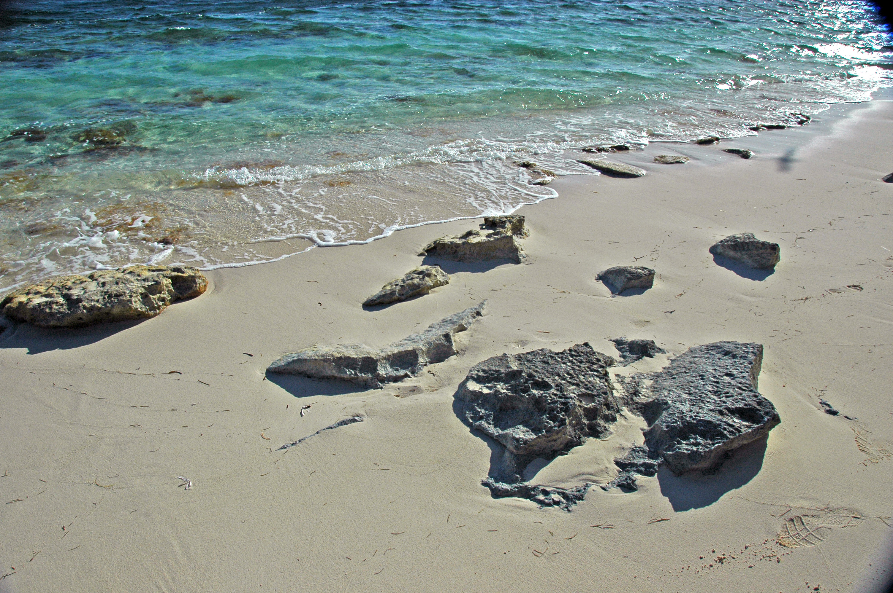 The Bimini Puzzle: Natural Beachrock or Harbor Wall? (Image Credits: Wikimedia)