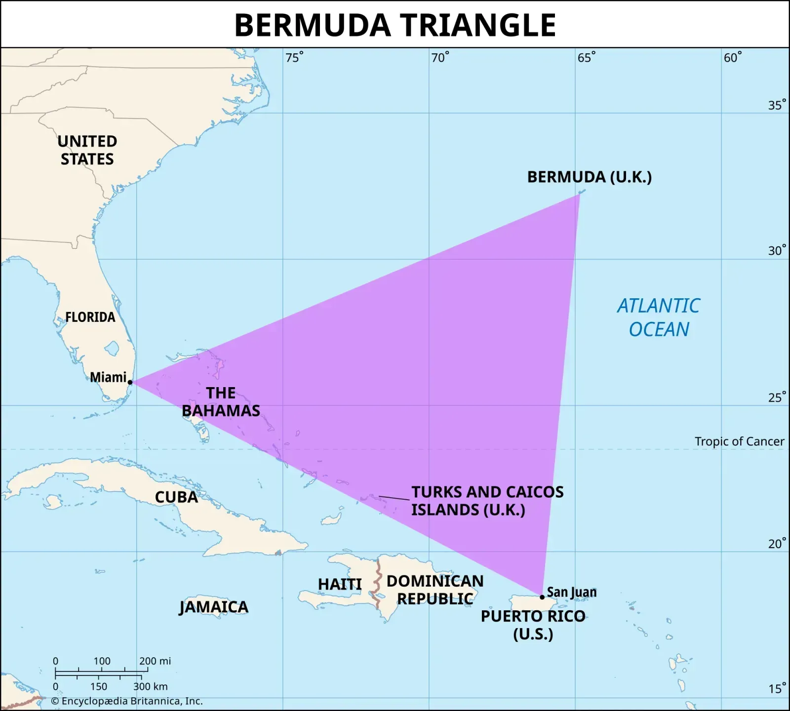 Where Exactly Is the Bermuda Triangle - And Why Here? (Image Credits: Wikimedia)