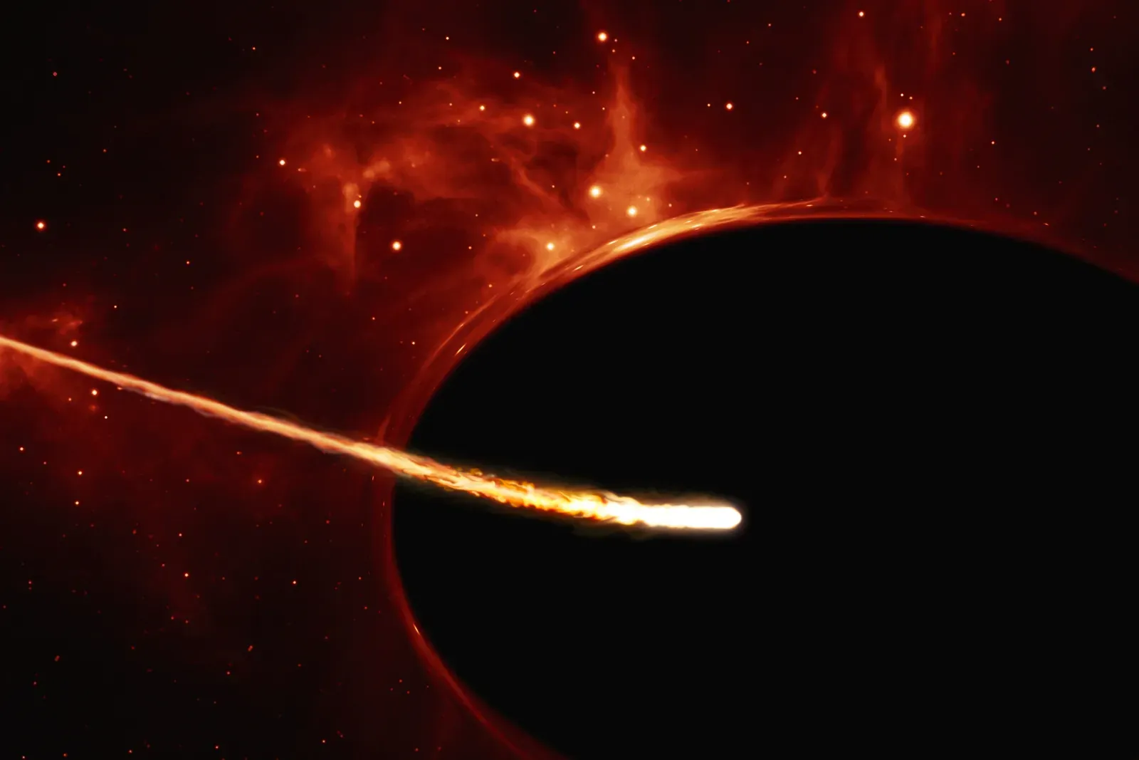 #3 - Black Holes Can Grow Shockingly Fast in the Early Universe (By ESO, ESA/Hubble, M. Kornmesser, CC BY 4.0)
