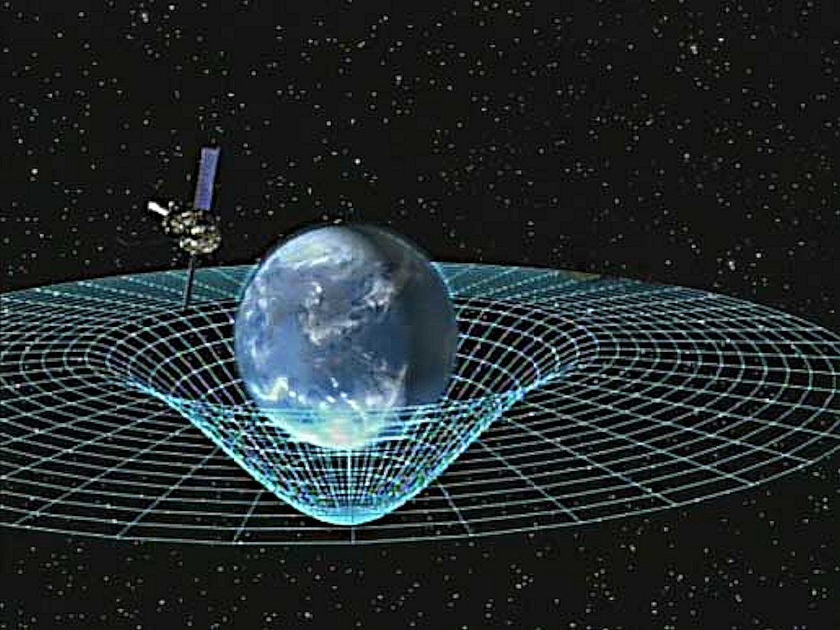 From Newton’s Invisible Force to Einstein’s Curved Geometry (Image Credits: Wikimedia)
