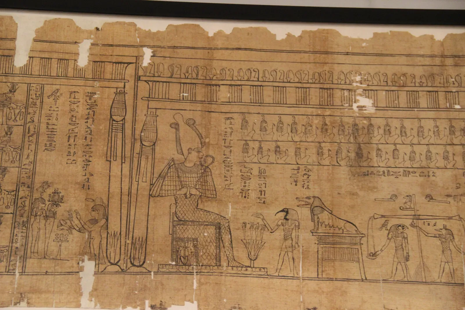 6. Ancient Papyrus and Texts Preserved in Desert Rubbish Heaps (Ancient Egypt Papyrus Scroll of the Dead, CC0)