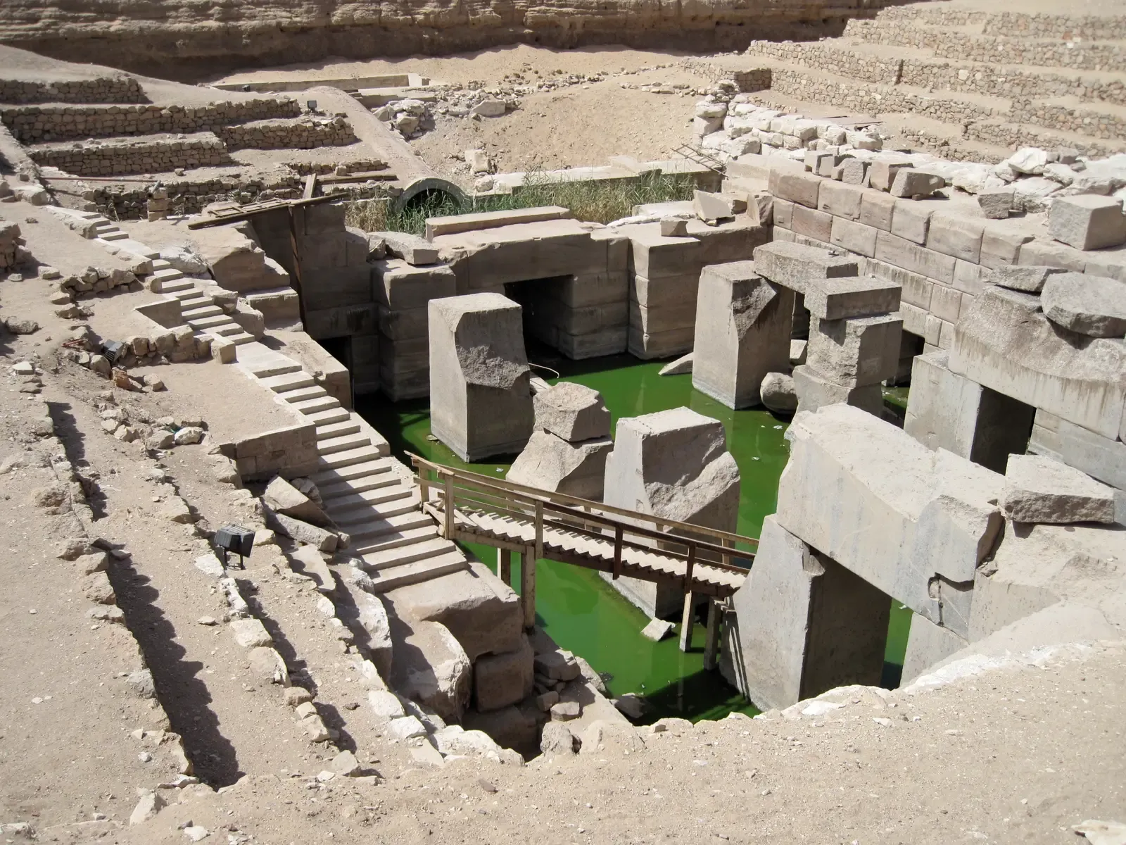 #5 - The Osireion's Flooded Lower Chambers, Abydos (By Olaf Tausch, CC BY 3.0)