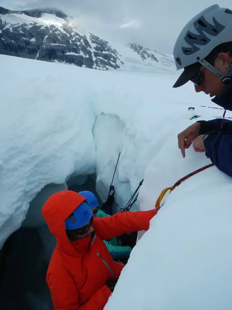 #8 - The Dramatic Crevasse Rescue Shot (NSIDC, Flickr, CC BY 2.0)