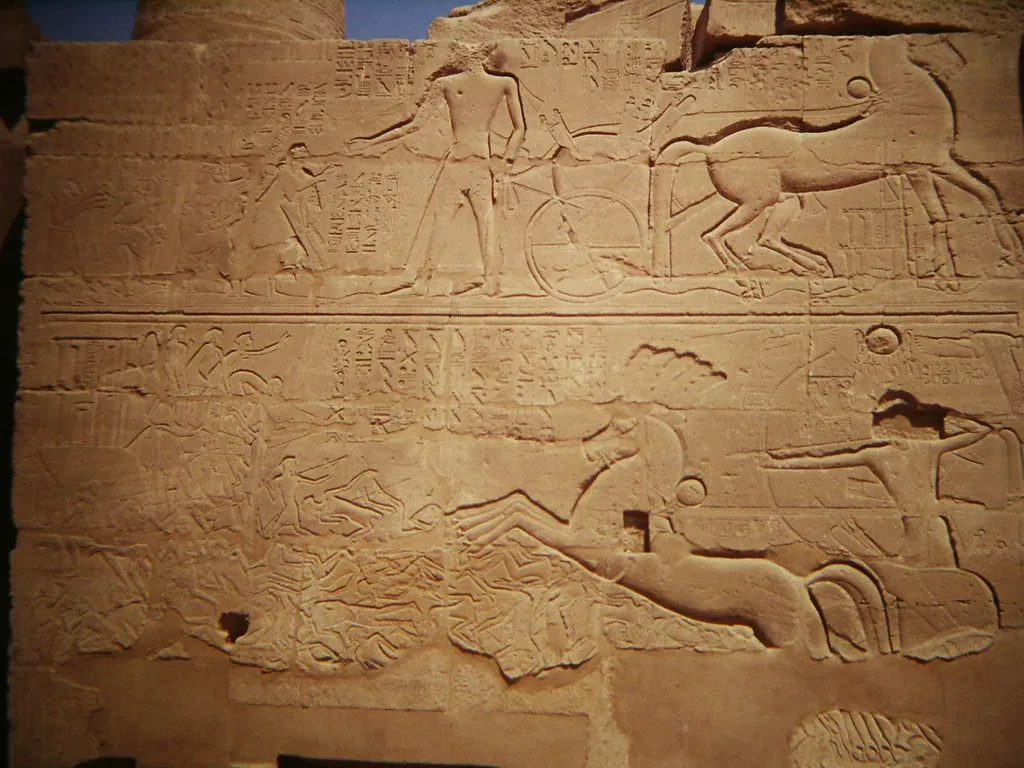 #7 - Chariots and "Modern" Wheels at Karnak (Image Credits: Flickr)