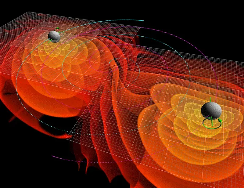 The First Detection: Hearing Black Holes Collide (By NASA/Ames Research Center/C. Henze, Public domain)