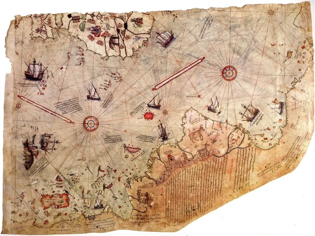 1. The Piri Reis Map: Myth, Hype, And Real Geographic Skill (Image Credits: Rawpixel)