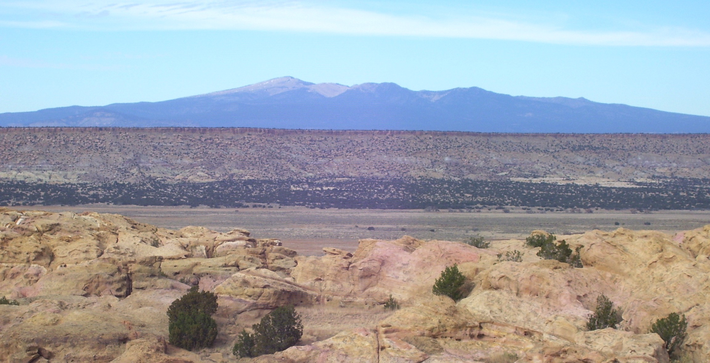 Mount Taylor's Complex Volcanic History (Image Credits: Wikimedia)