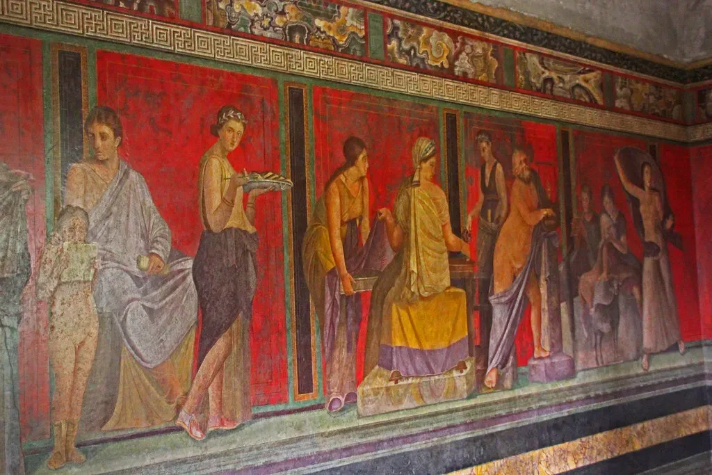 #9 - Pompeii's Secret Initiation Room for a Wine Cult (Image Credits: Flickr)