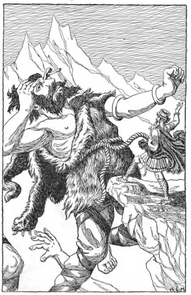 5. Norse Sagas and the Jötnar, the “Giants” of the North (Foster, Mary H. 1901. Asgard Stories: Tales from Norse Mythology. Silver, Burdett and Company. Page 53., Public domain)