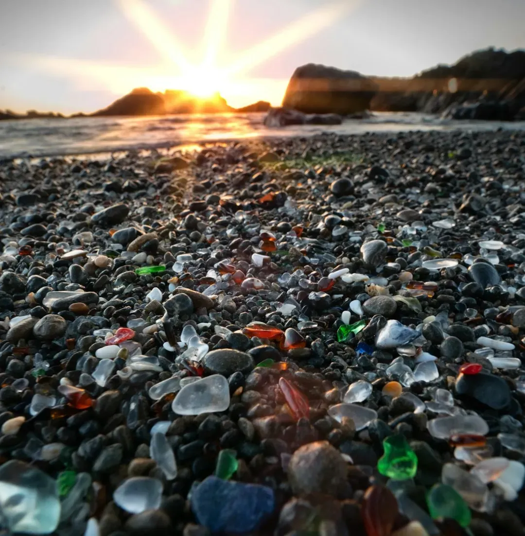 3. Glass Beach, Fort Bragg, California, USA (Image Credits: Unsplash)