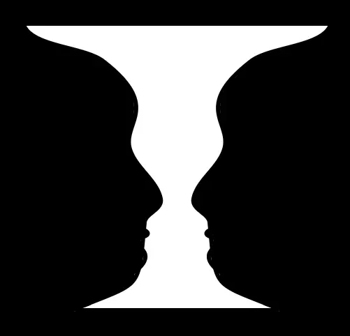 4. The Rubin Vase: One Picture, Two Realities (CC BY-SA 3.0)