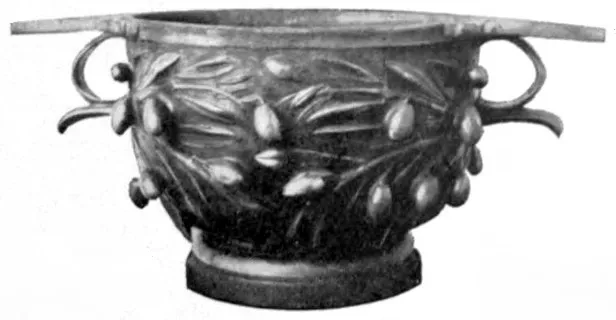 #5 - The "Ritual" Cups Sitting Right Next to Kitchens (“Roman Art,” Encyclopædia Britannica (11th ed.), v. 23, 1911, Plate VII facing p. 485, fig. 32., Public domain)