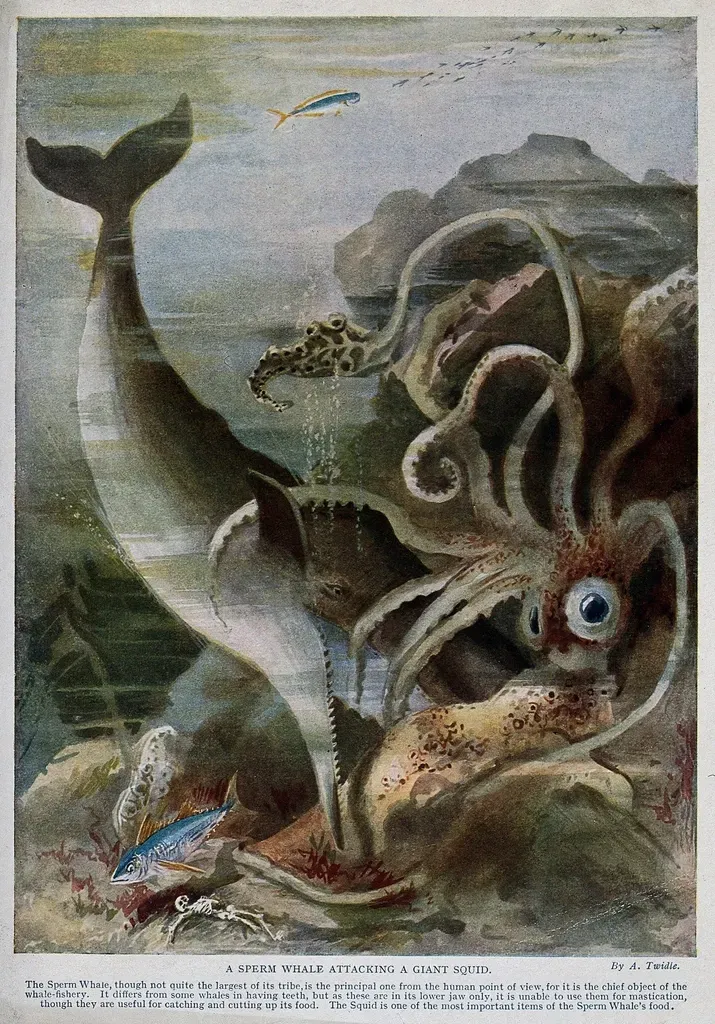 #3 - The Kraken as a Single Giant Monster (Not Just a Big Squid) (Image Credits: Rawpixel)