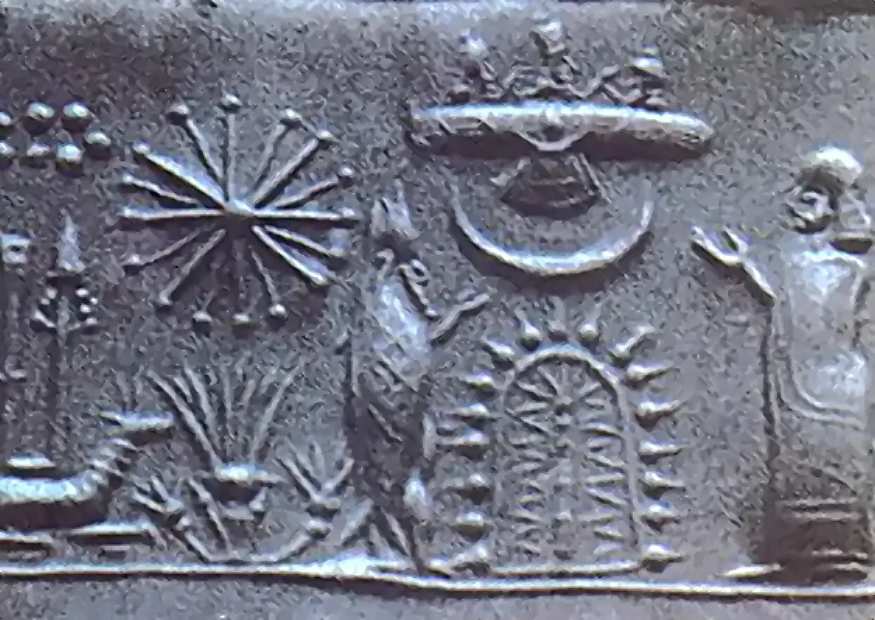 #3 - The "Gears" and "Drills" in Mesopotamian Reliefs (Transferred from en.wikipedia to Commons., Public domain)