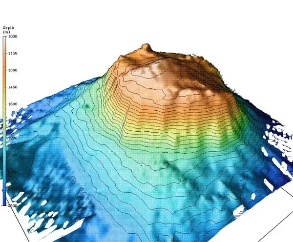 Hidden Seamount Kingdoms Rising From the Darkness (By National Oceanic and Atmospheric Administration, Public domain)