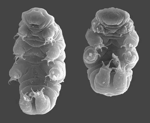 1. Tardigrades: The Almost-Unkillable Water Bears (By Willow Gabriel, Goldstein Lab, CC BY-SA 2.5)