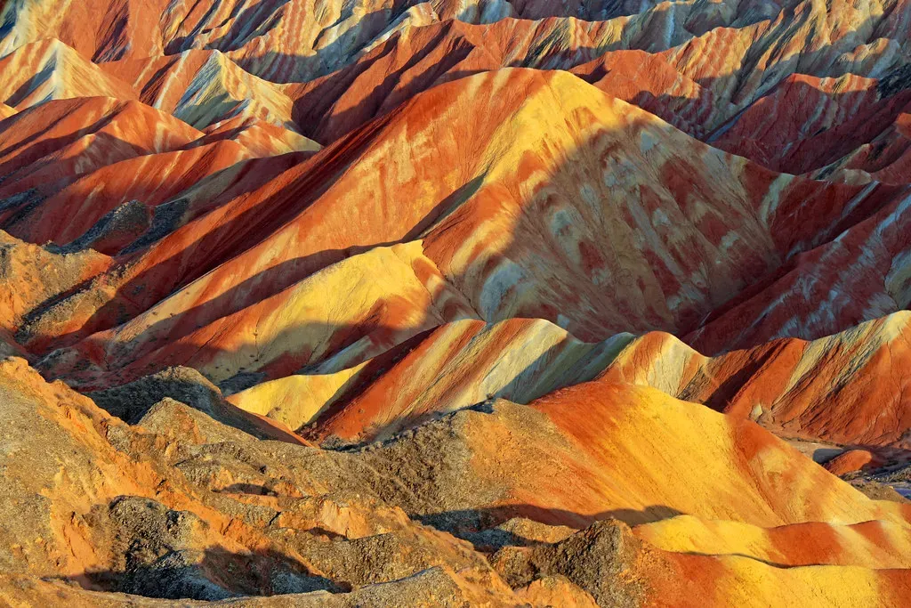 The Rainbow Mountains of Zhangye Danxia, China (Image Credits: Flickr)