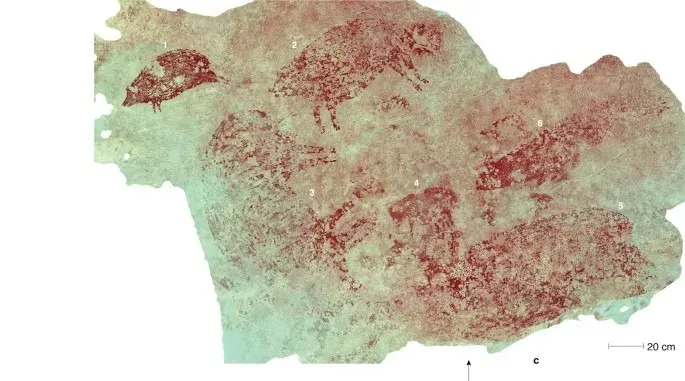 #2 - The Oldest Story Ever Painted Isn't in Europe (By Oktaviana et al, CC BY 4.0)