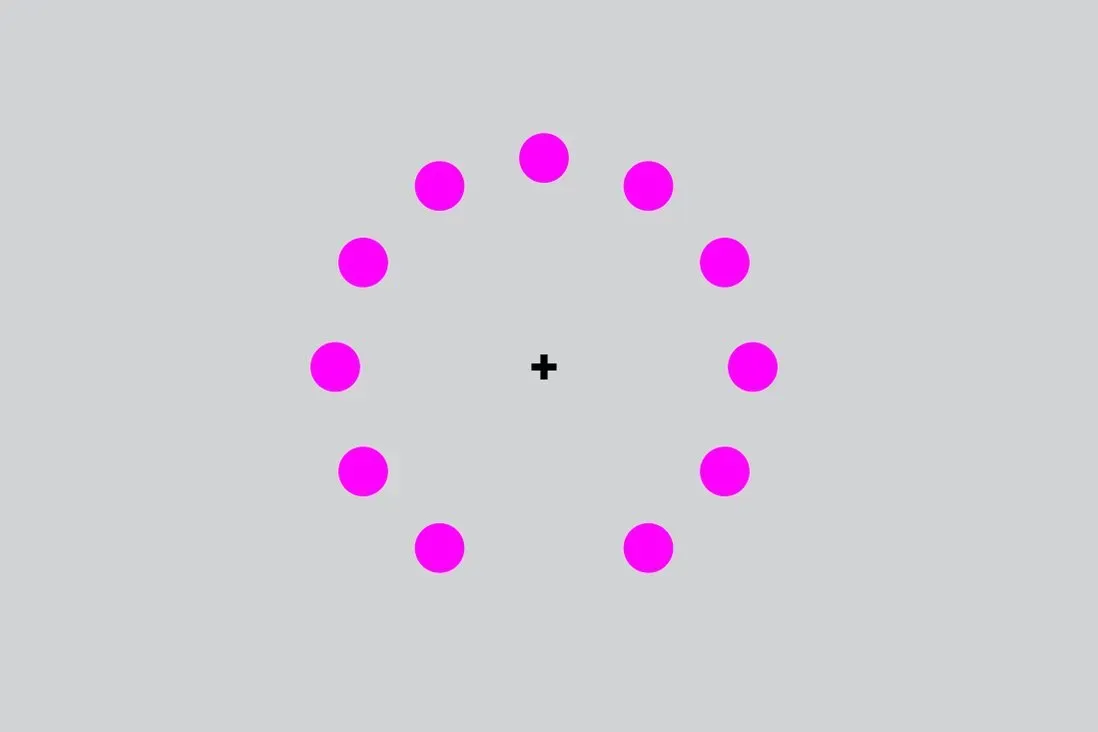 The Lilac Chaser: Vanishing Dots and an Invented Green Phantom (Image Credits: Wikimedia)