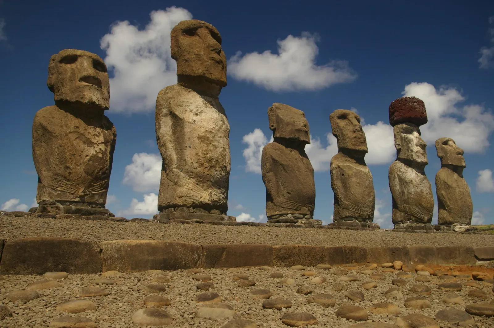 #11 - Easter Island's "Walking" Moai (By Rivi, CC BY-SA 3.0)