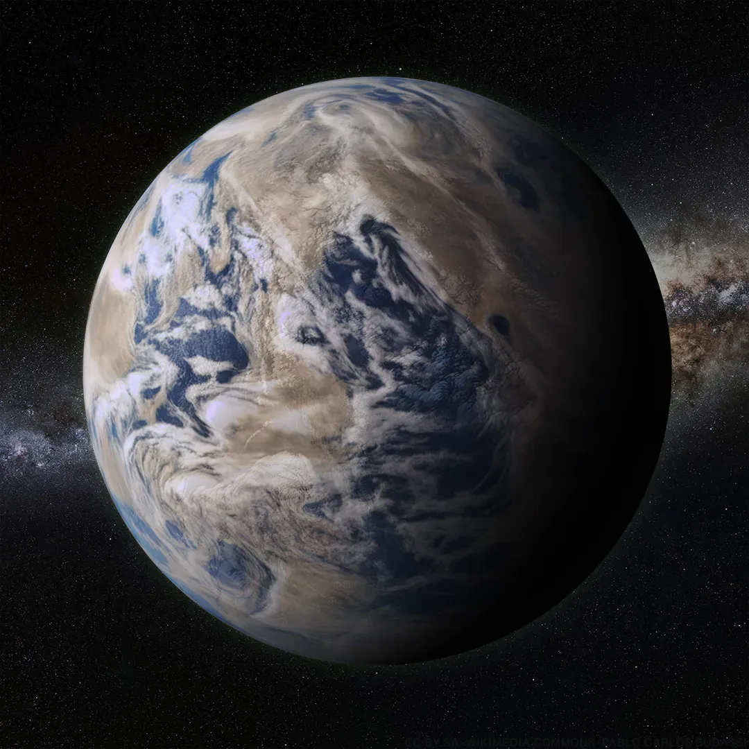 Maybe You Are Early: The Rare Earth and Great Filter Ideas (By Pablo Carlos Budassi, CC BY-SA 4.0)