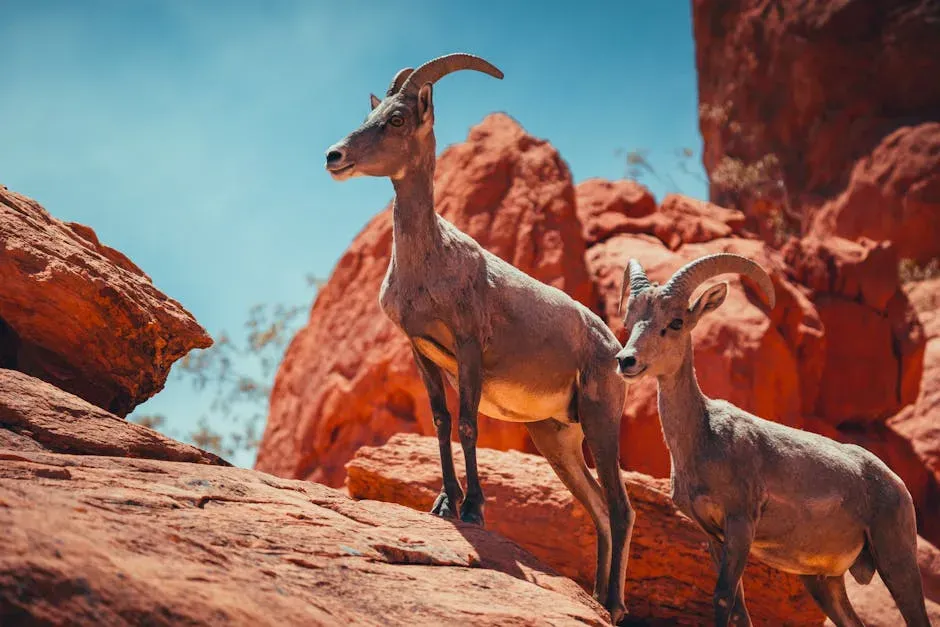 2. Desert Bighorn Sheep: Vertical Climbers in a World Without Shade (Image Credits: Pexels)