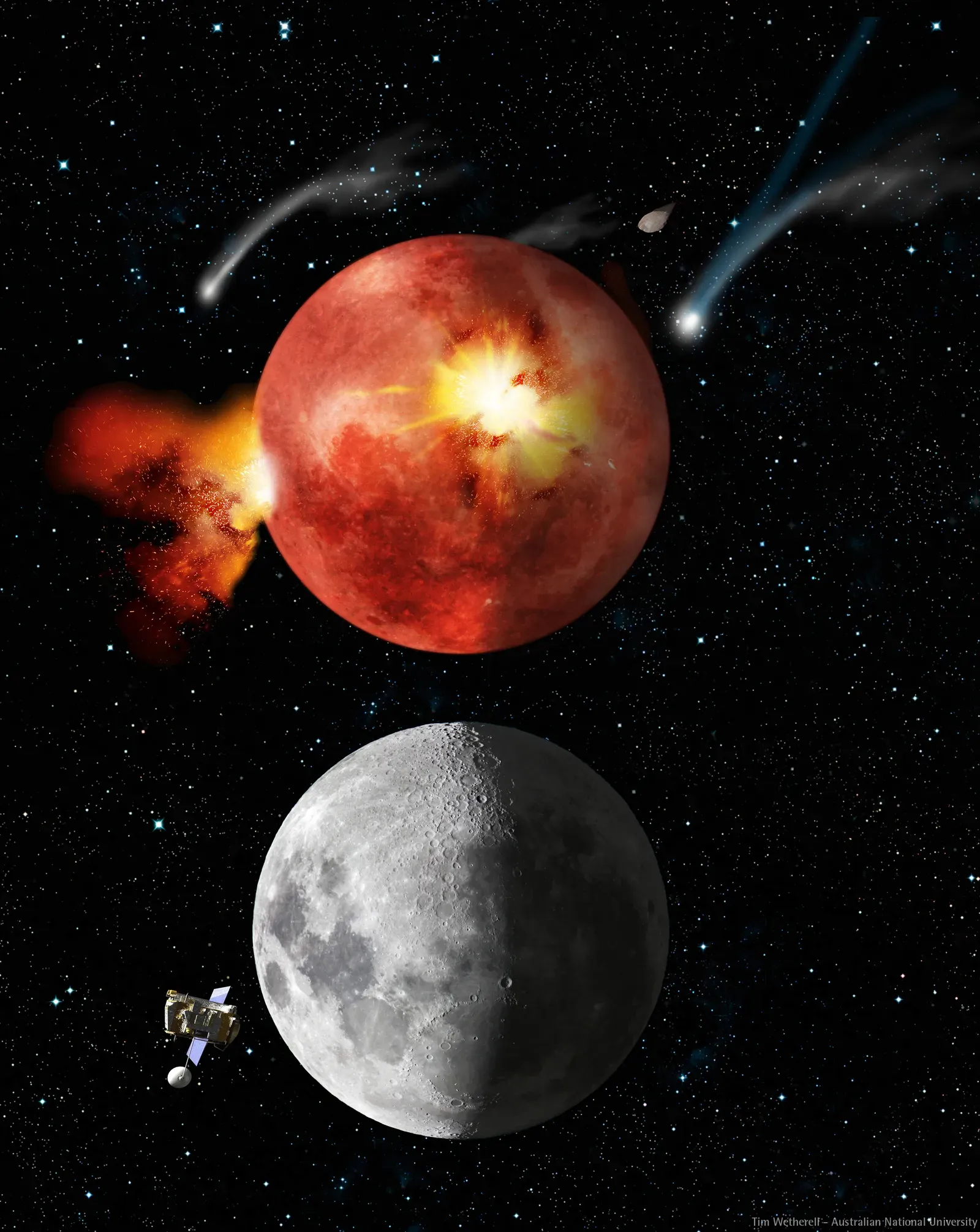 The Late Heavy Bombardment: A Solar System Under Siege (Image Credits: Wikimedia)